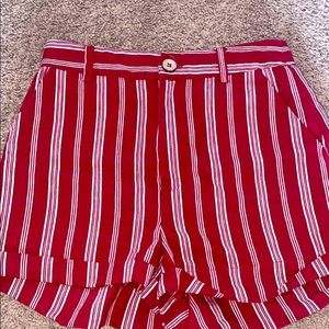 Forever 21 Striped Shorts